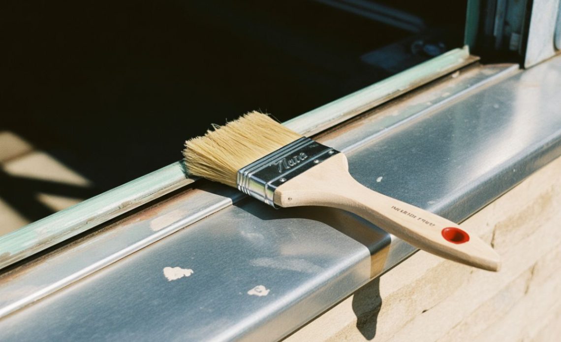 Farba do parapetu z blachy