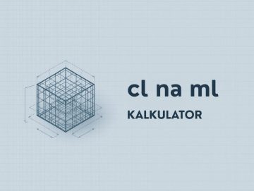 Przelicznik cl na ml - kalkulator