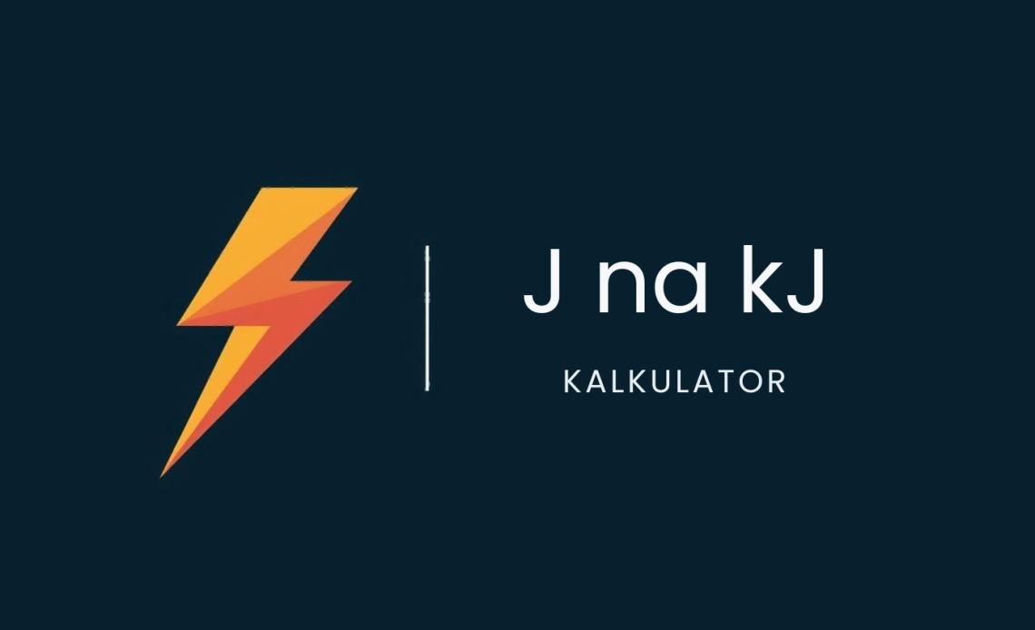Przelicznik J na kJ - kalkulator