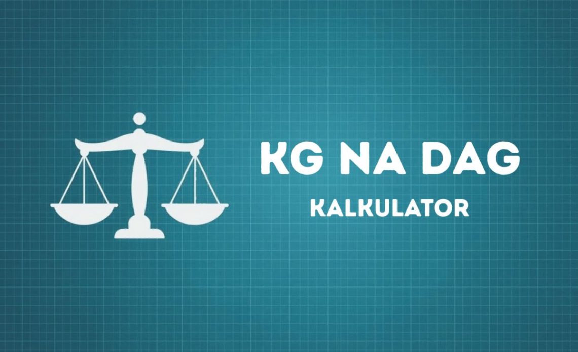 Przelicznik kg na dag - kalkulator
