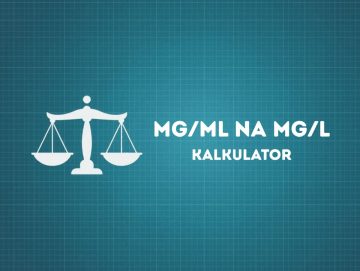 Przelicznik mg/ml na mg/l - kalkulator