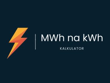 Przelicznik MWh na kWh - kalkulator