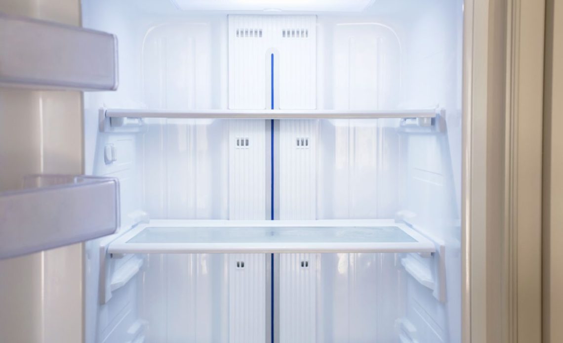 Osłona żarówki w lodówce Amica