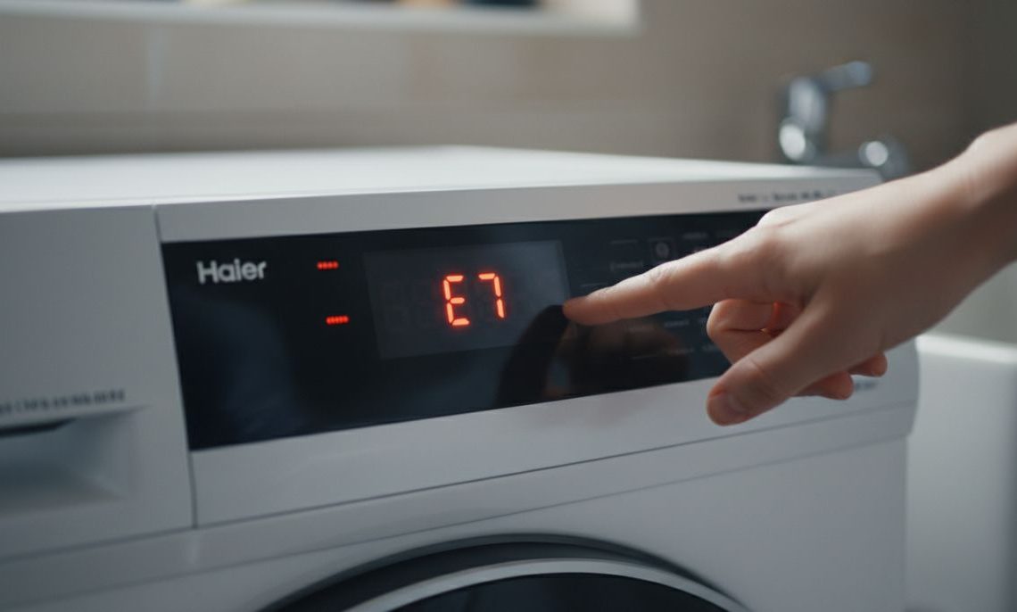 pralka Haier błąd E2 E7 – kody błędów