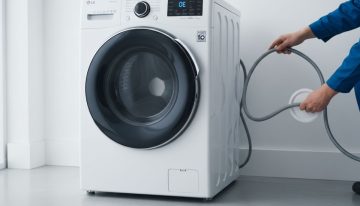 Błąd OE i 1E w pralce LG – jak odblokować odpływ?