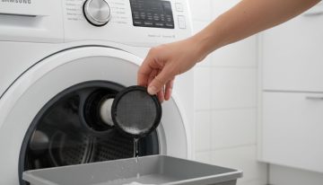 Błąd Sud, 5E i 5C w pralce Samsung – jak wyczyścić odpływ?