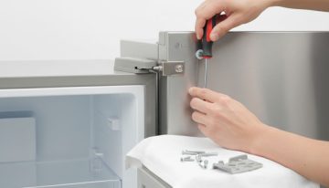 Przełożenie drzwi w lodówce LG – jak zmienić kierunek otwierania?